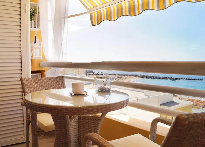 Апартаменты Beach Los Cristianos Sea View Balcony